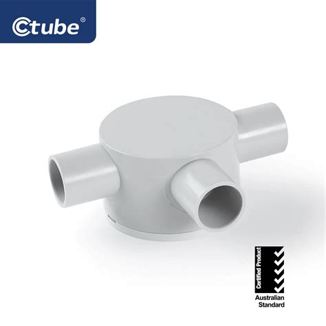 as/nzs big junction box factories|25mm Connector AS/NZS2053 PVC 3 Way Shallow .